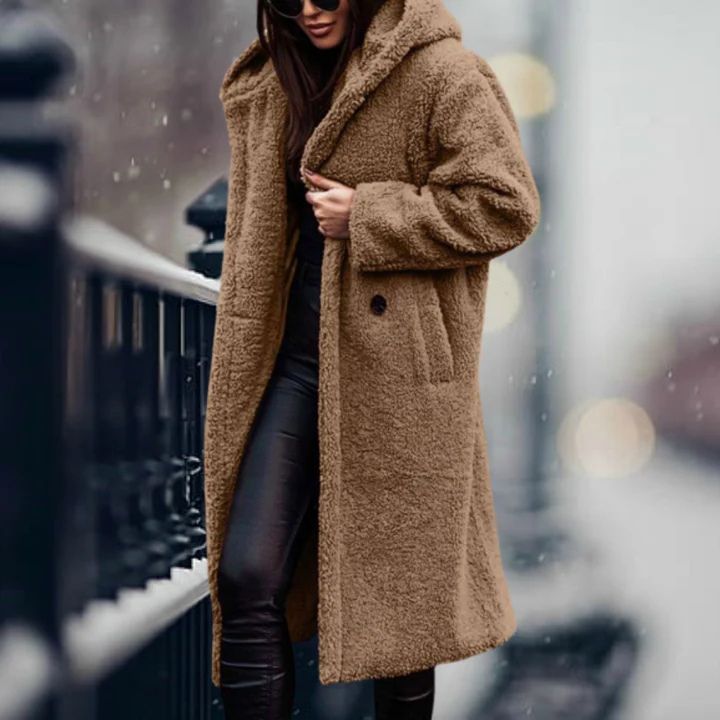 WW | Pretty and elegant hooded jacket