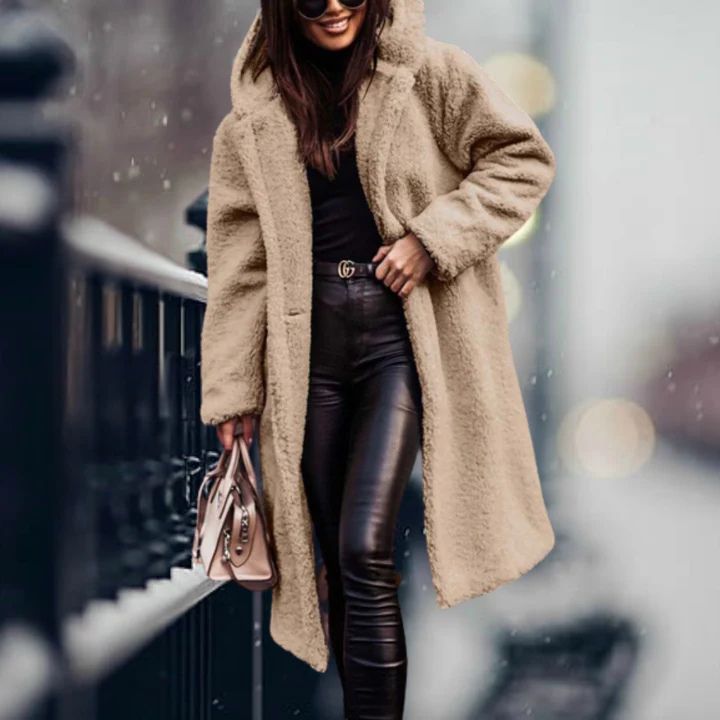 WW | Pretty and elegant hooded jacket