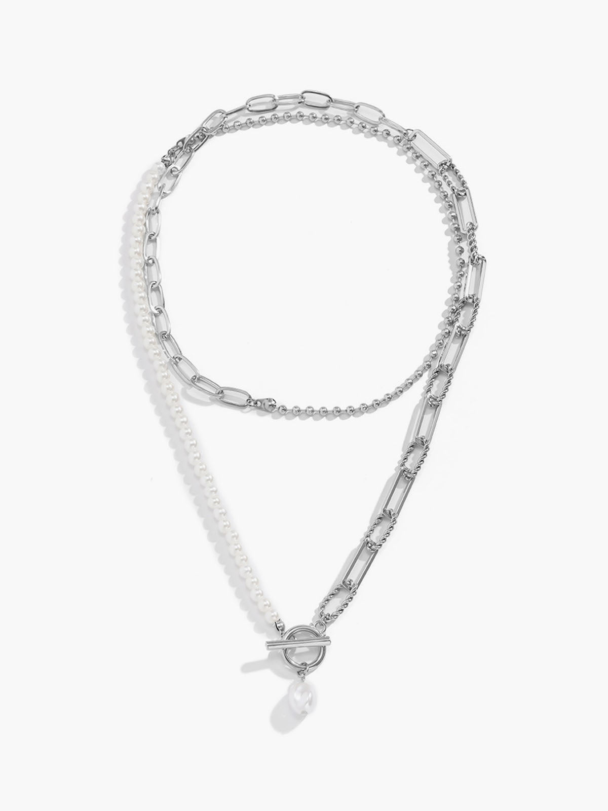 WW | Pearl Saturn Necklace Set For Women