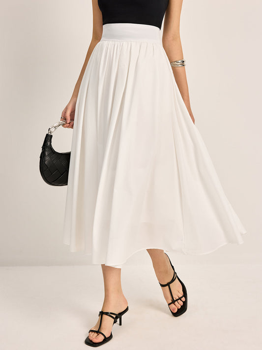 WW | Elegant A-Line Pleated Skirt