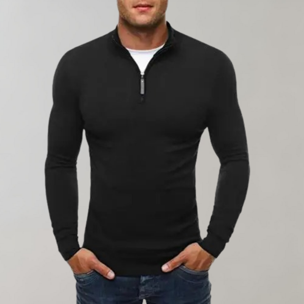WW | Men's Hoodie With Zipper Detail