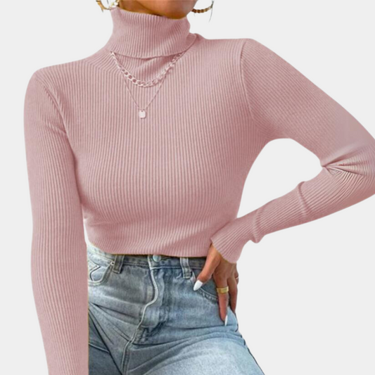 WW | Warme Damen Rollkragenpullover Für Den Winter