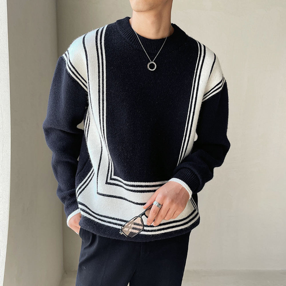 WW | Lässiger Herrenpullover Für Freizeit