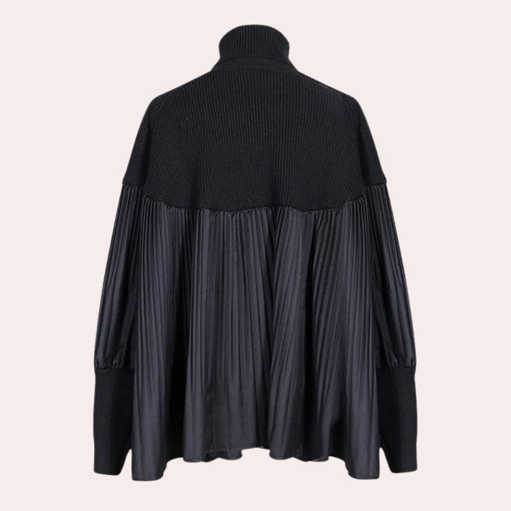 WW | Bequemer Plissee Pullover für Frauen