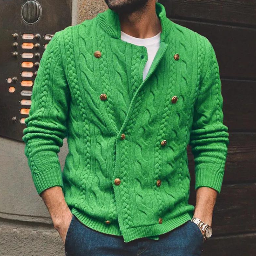 WW | Klassische Strickjacke Für Herren