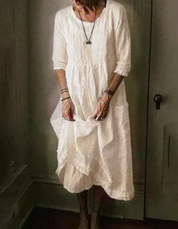 WW | Women's Oversize Cotton-Linen Dress