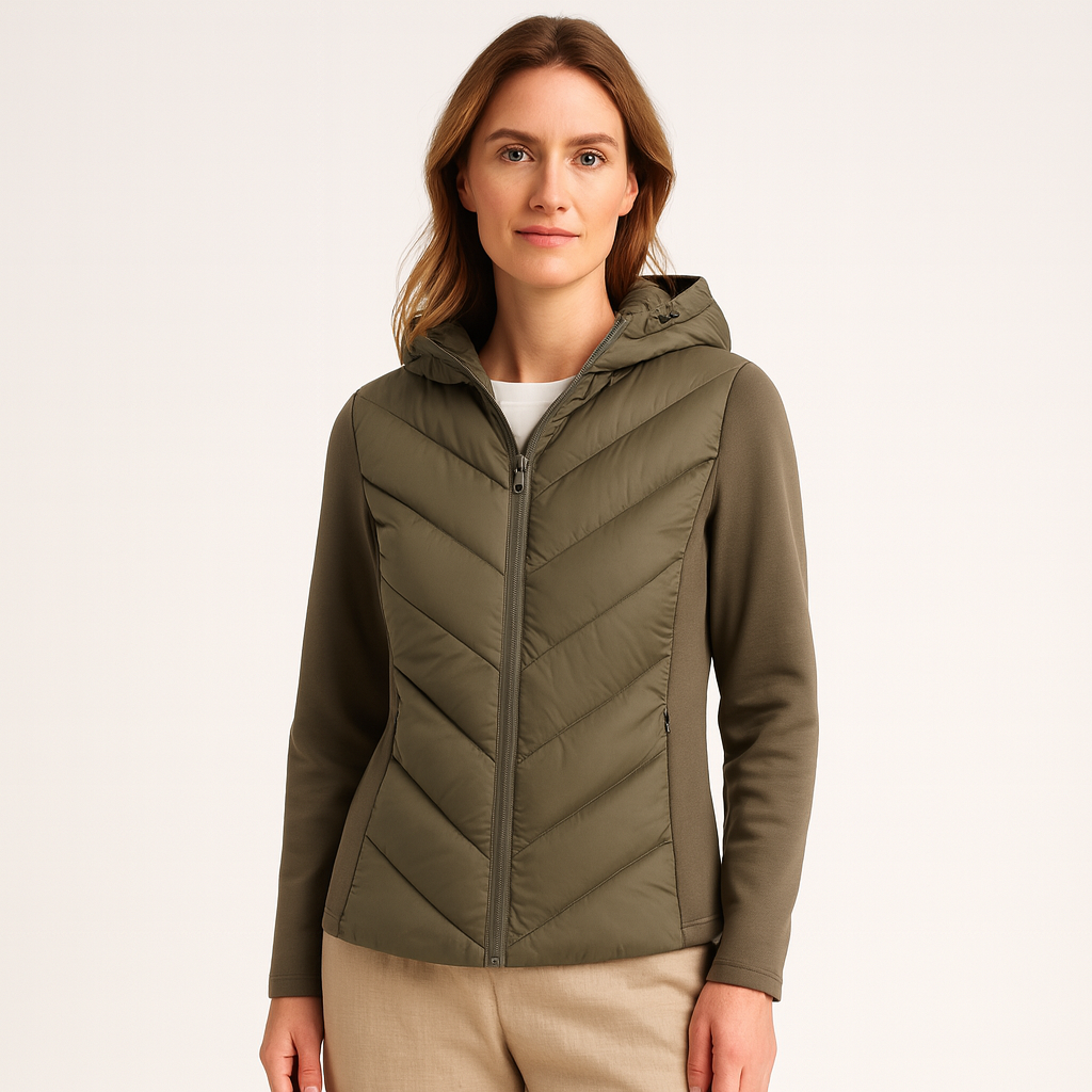 WW | Modehaus - Damenjacke Steppjacke aus Softshell - windabweisend, wasserabweisend