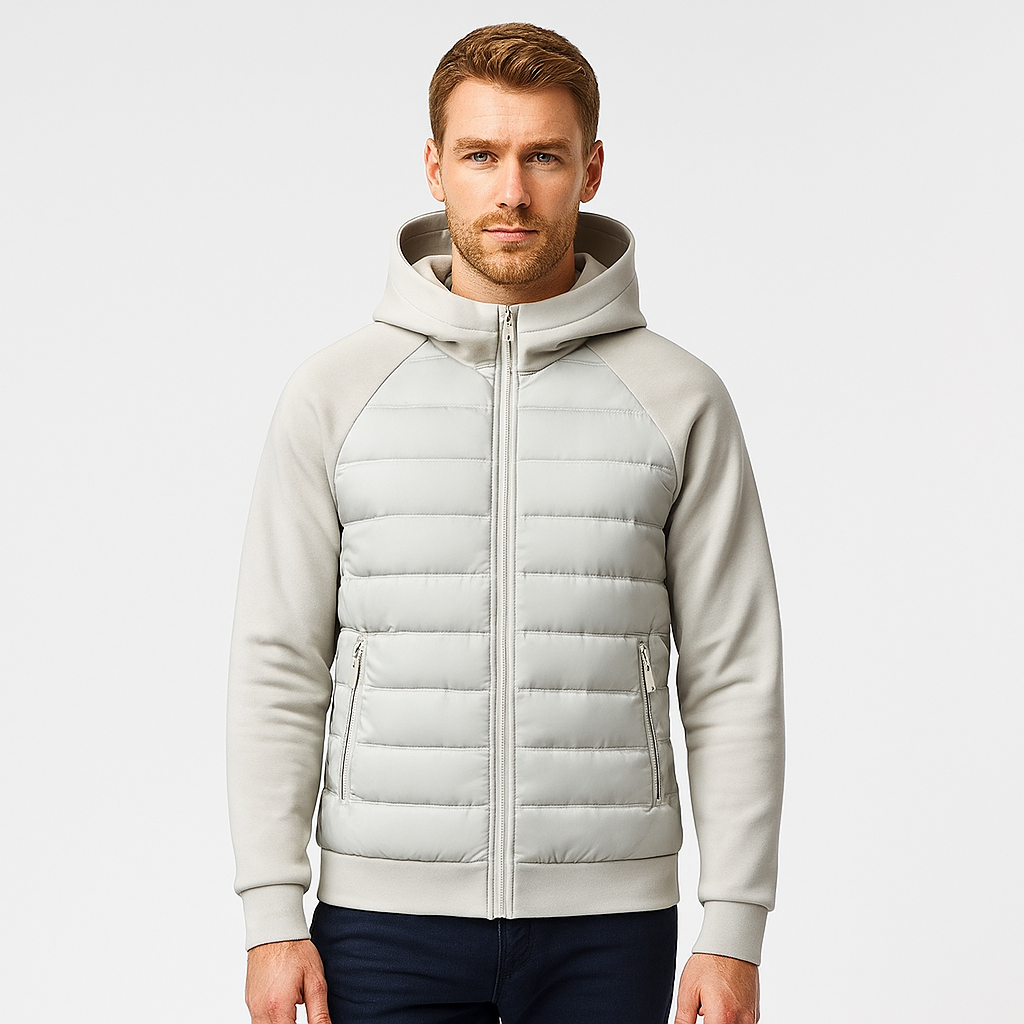 WW | Modehaus - Leichte Daunenjacke - Softshell-Pufferjacke mit Kapuze