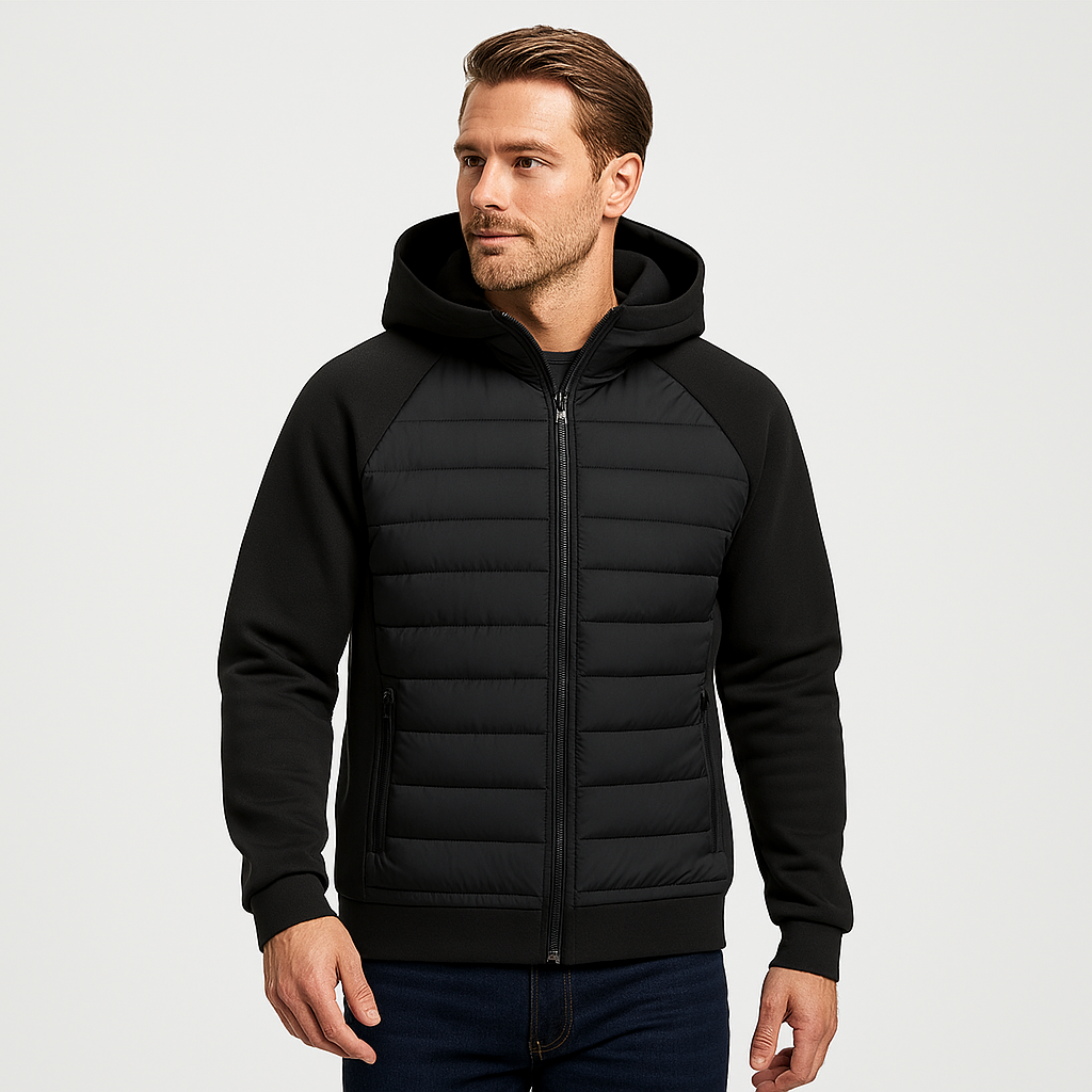 WW | Modehaus - Leichte Daunenjacke - Softshell-Pufferjacke mit Kapuze