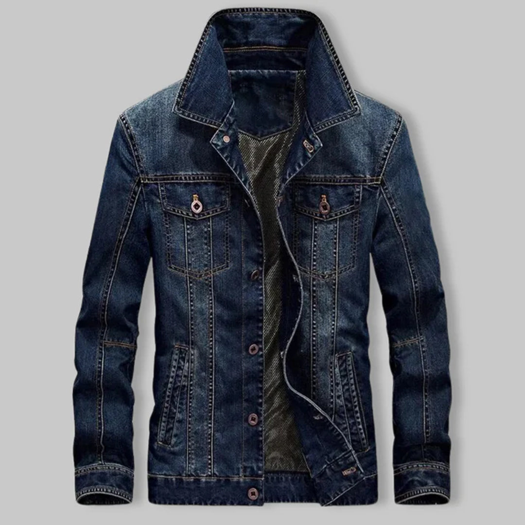 WW | Jacket - Classic - Dark Blue / Luxury Material - Suitable for Men's Everyday Wear