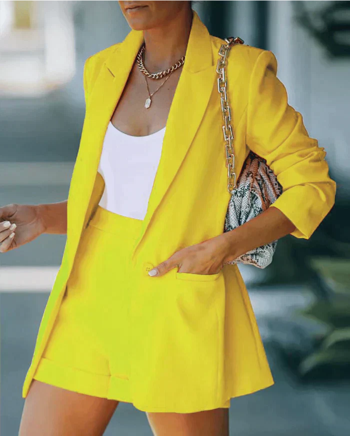WW | Blazer and Shorts Set