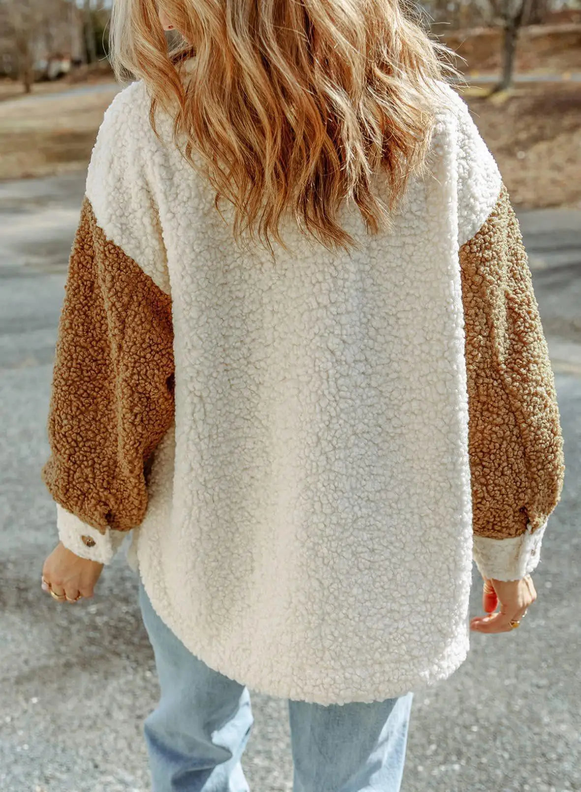 WW | stilvolle flauschige Chic-Jacke