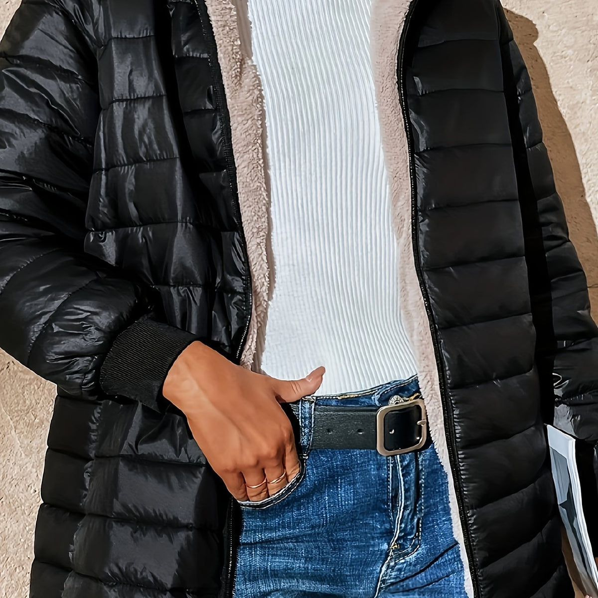 WW | Stylish fleece-lined quilted jacket