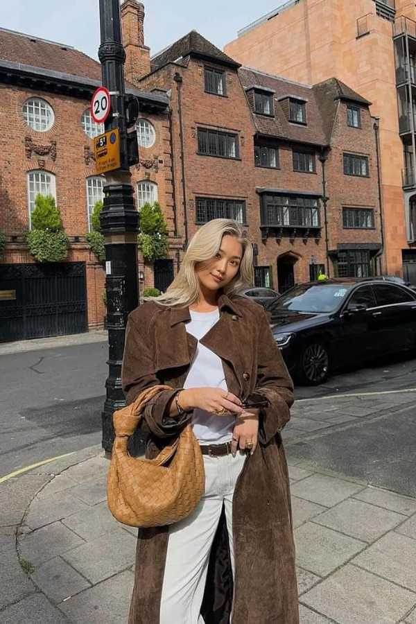 WW | Vegan Leather Trench Coat