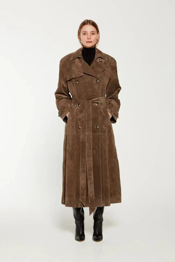 WW | Vegan Leather Trench Coat