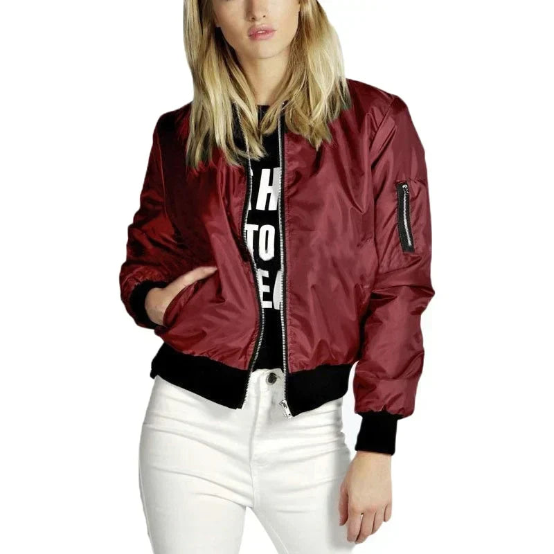 WW | Slim Fit Bomber Jacket for Women