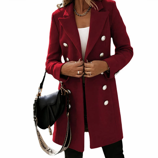 WW | Eleganter langer Trenchcoat für Damen