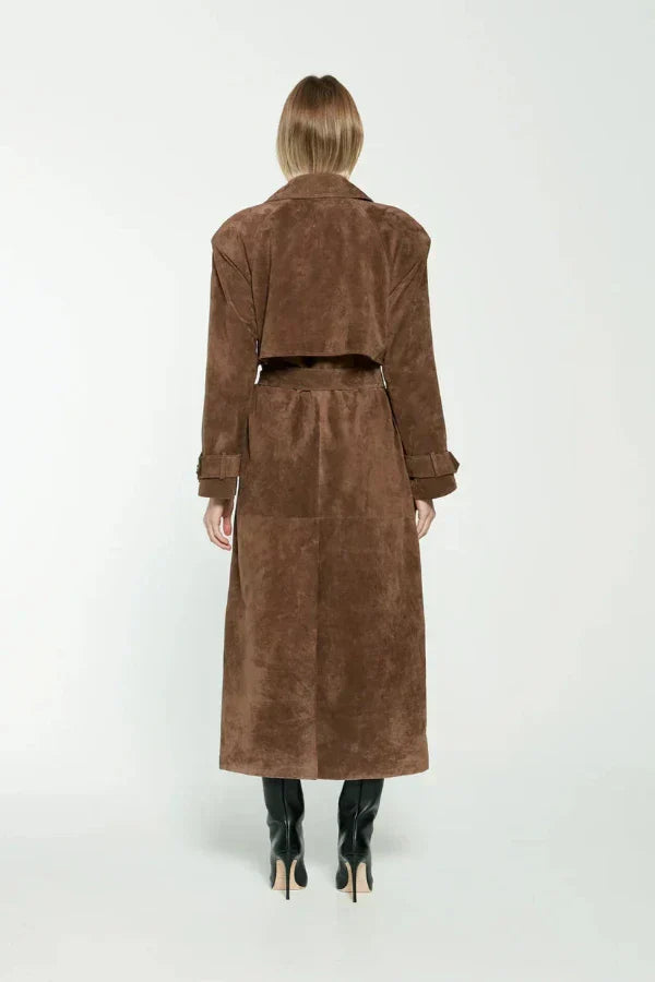 WW | Vegan Leather Trench Coat