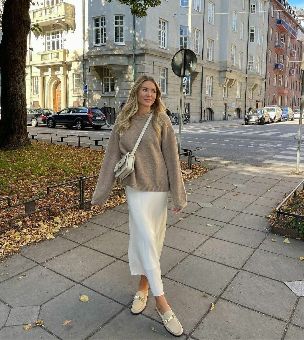 WW | Satin Maxi Skirt For Women