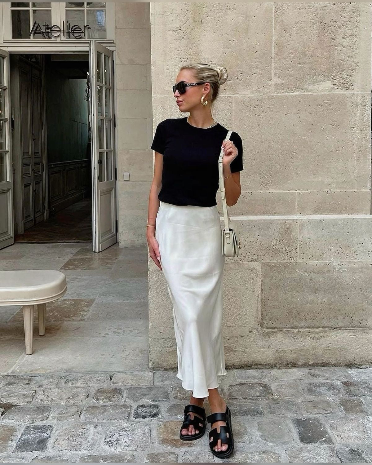 WW | Satin Maxi Skirt For Women