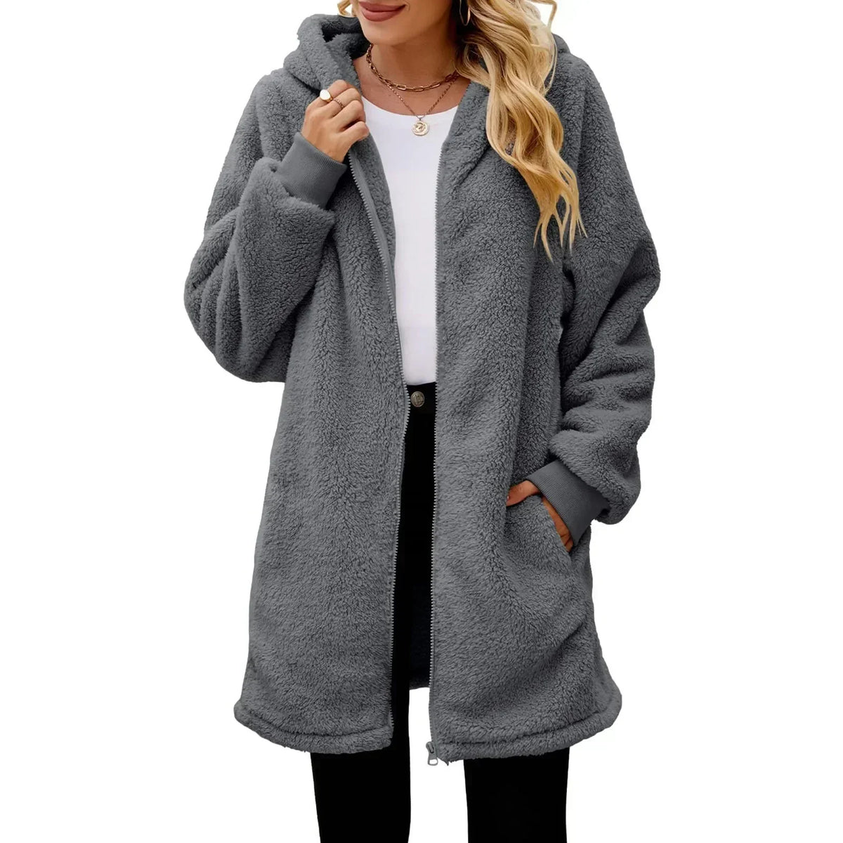 WW | Warm Plush Coat for Women