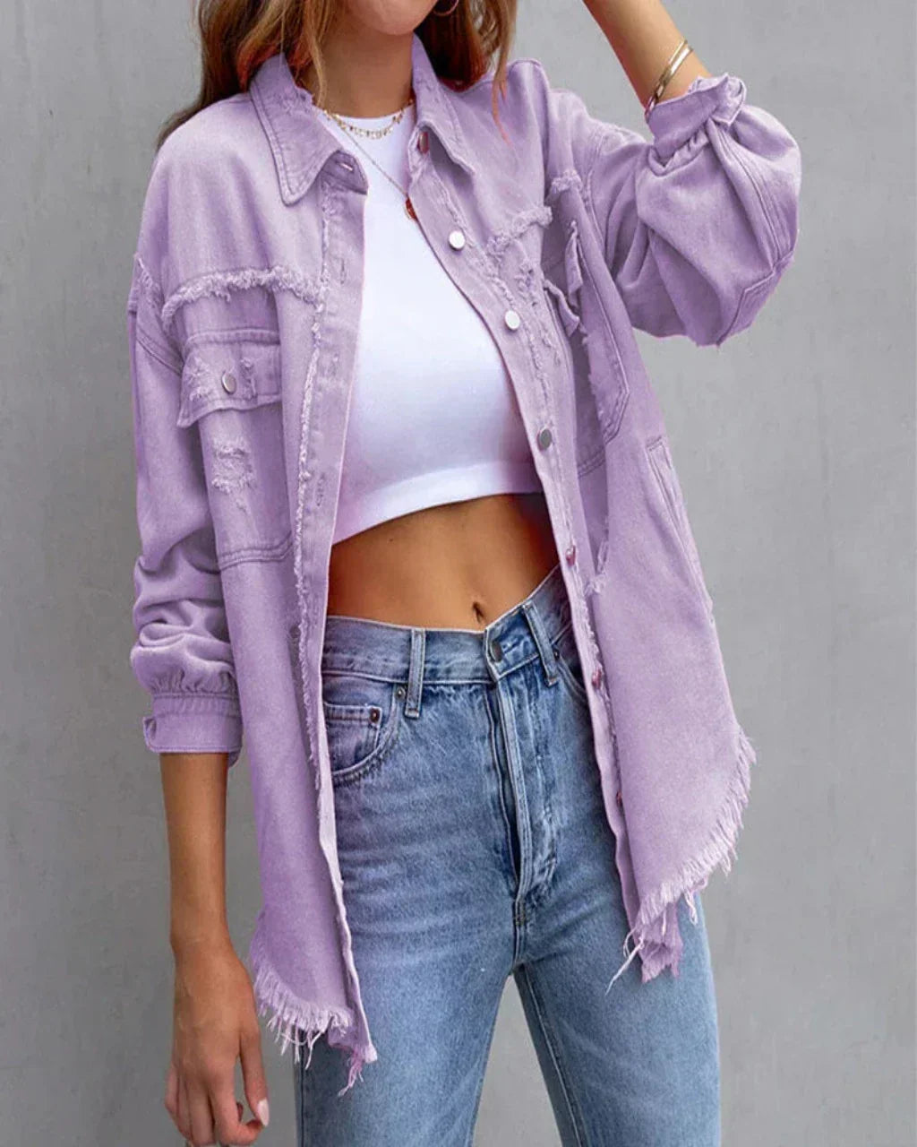 WW | Torn Denimjacke