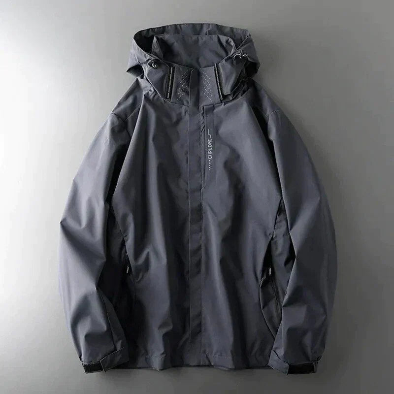 WW | Wasserfest Gefütterte Windjacke Mit Kapuze Für Männer