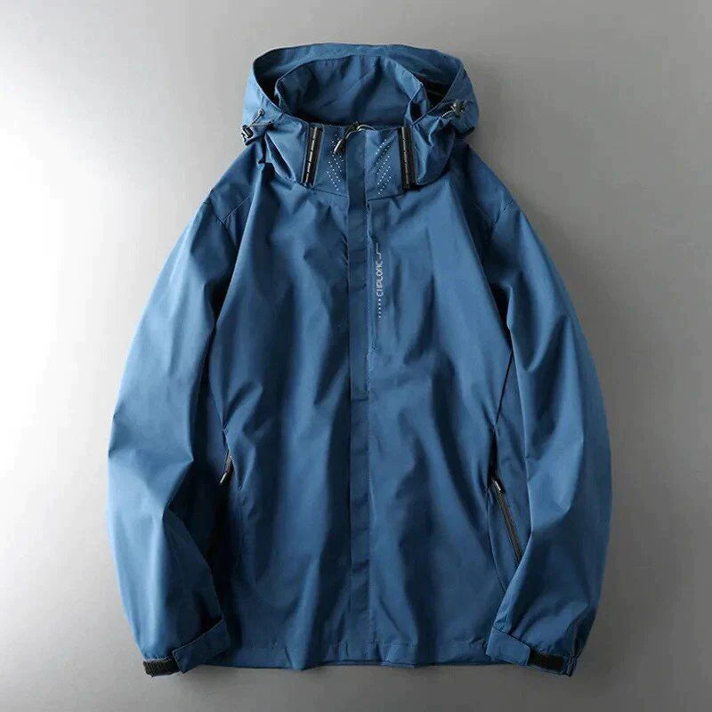 WW | Wasserfest Gefütterte Windjacke Mit Kapuze Für Männer