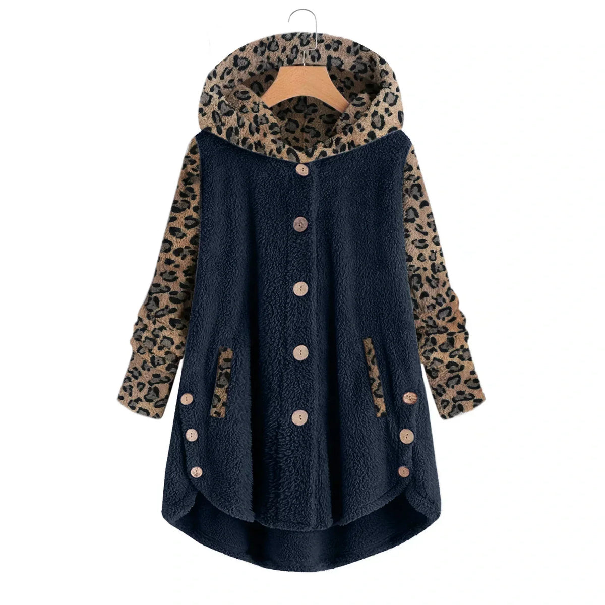 WW | Leoparden-Patchwork-Jacke