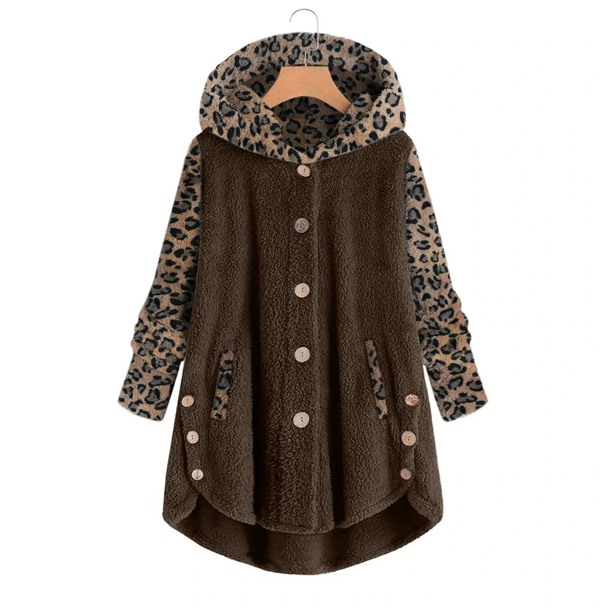 WW | Leoparden-Patchwork-Jacke