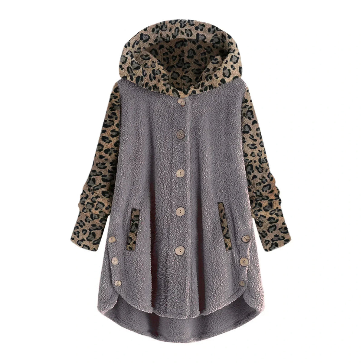WW | Leoparden-Patchwork-Jacke