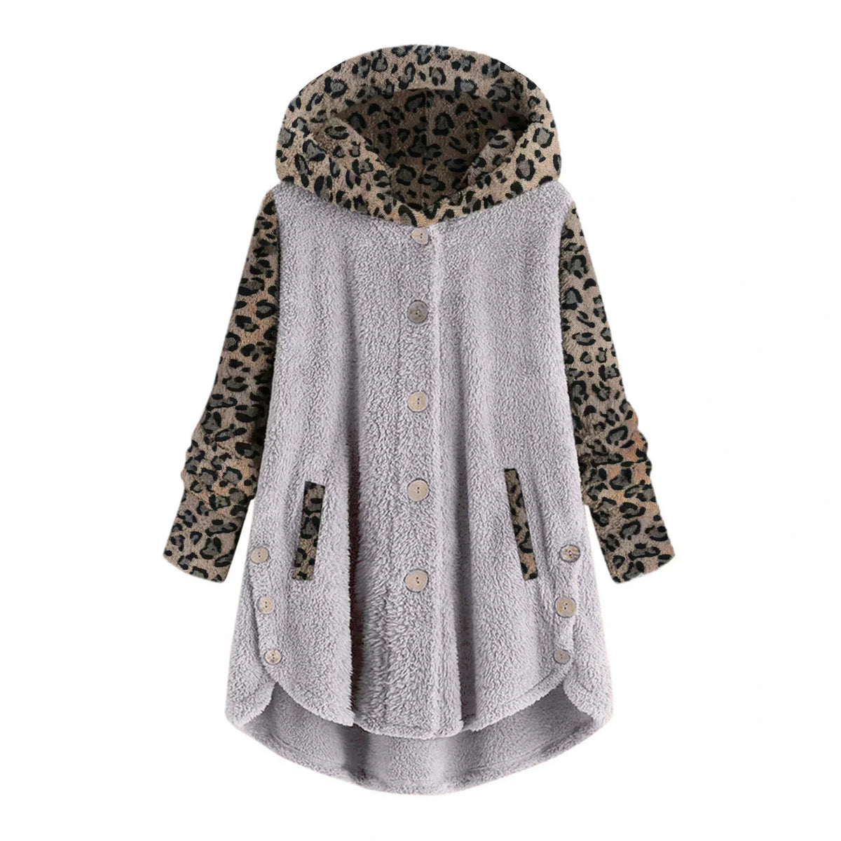 WW | Leoparden-Patchwork-Jacke