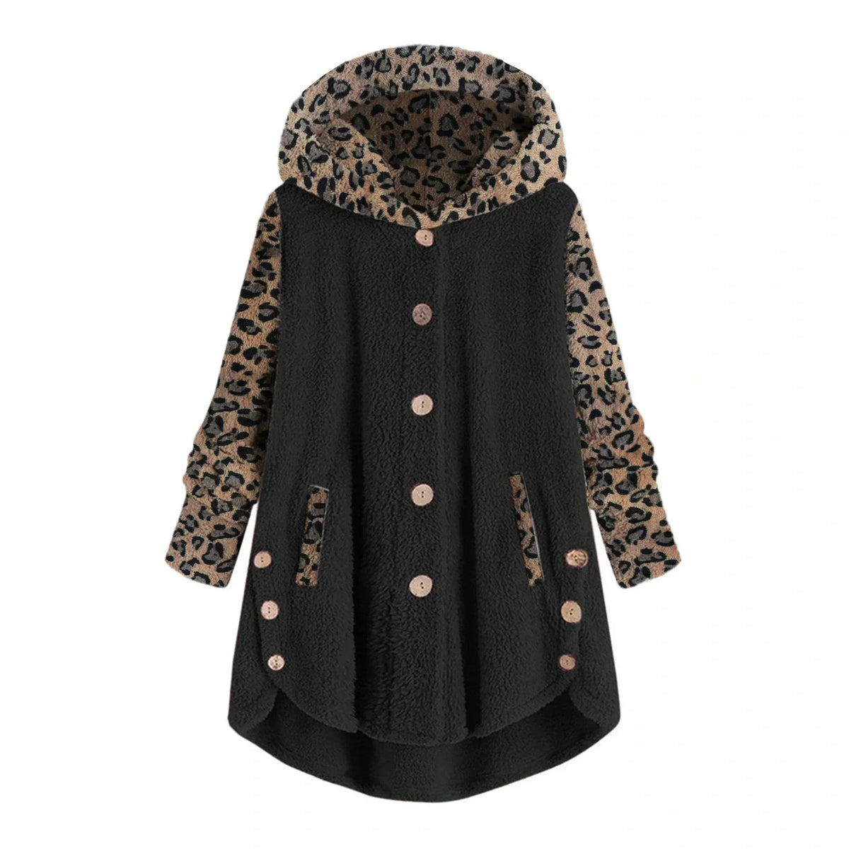 WW | Leoparden-Patchwork-Jacke