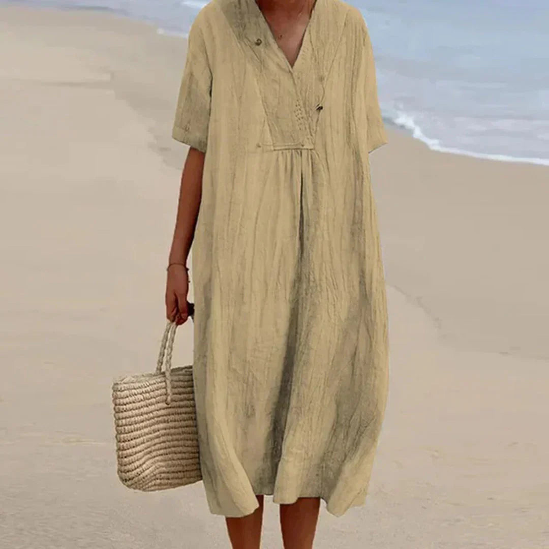 WW | Casual Cotton Linen Dress