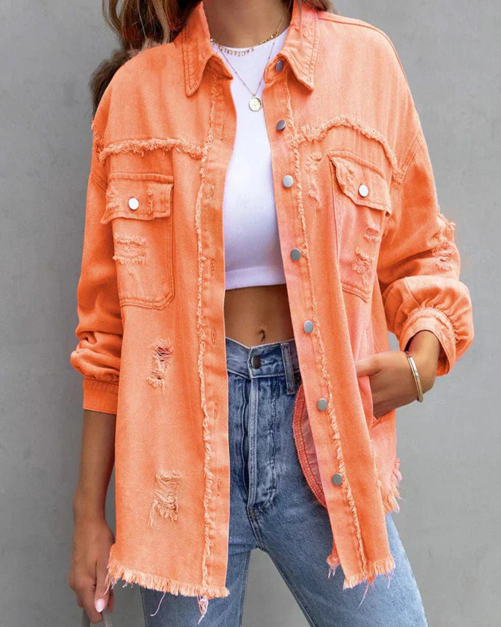 WW | Torn Denimjacke