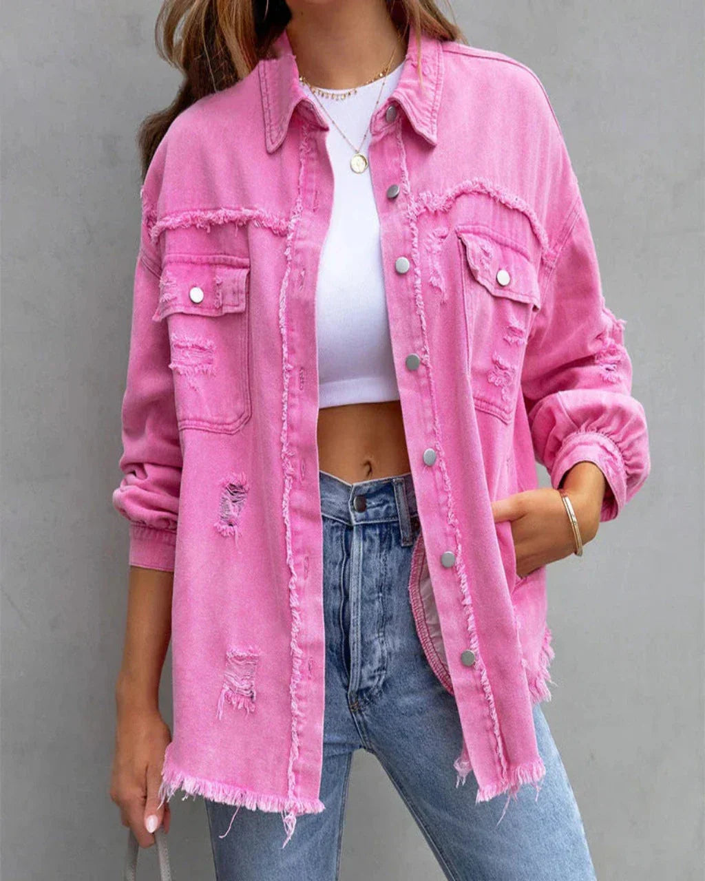WW | Torn Denimjacke