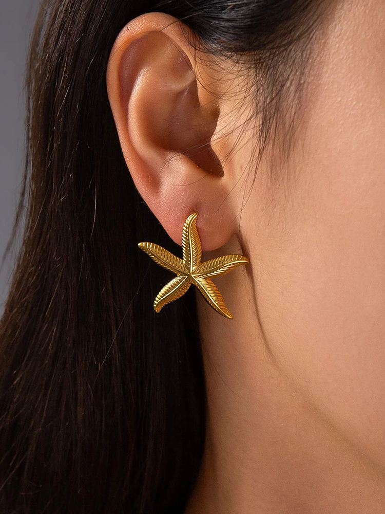 WW | Meerstern Earrings Gold