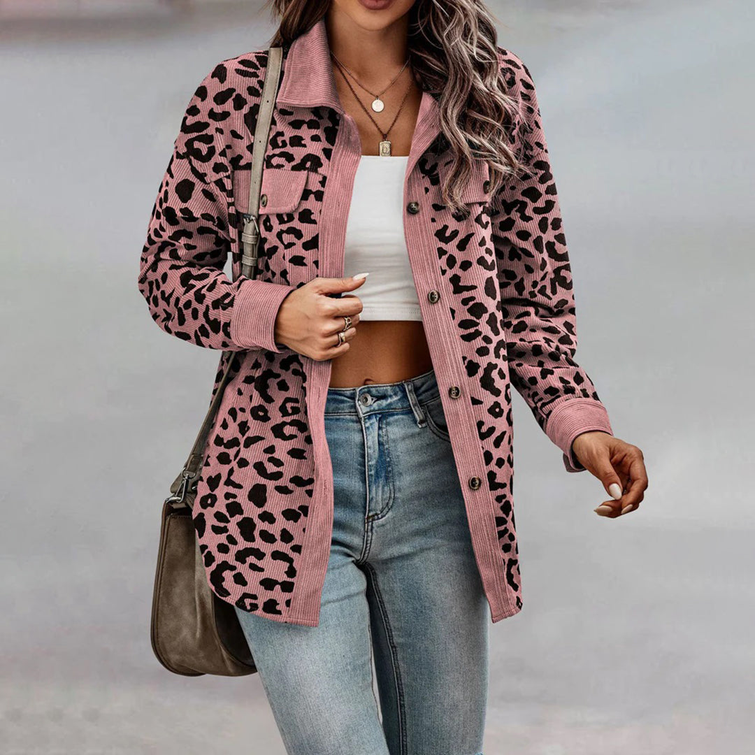 WW | Jacket - Chic/Elegant - Unique Print - Ideal for Autumn for Women