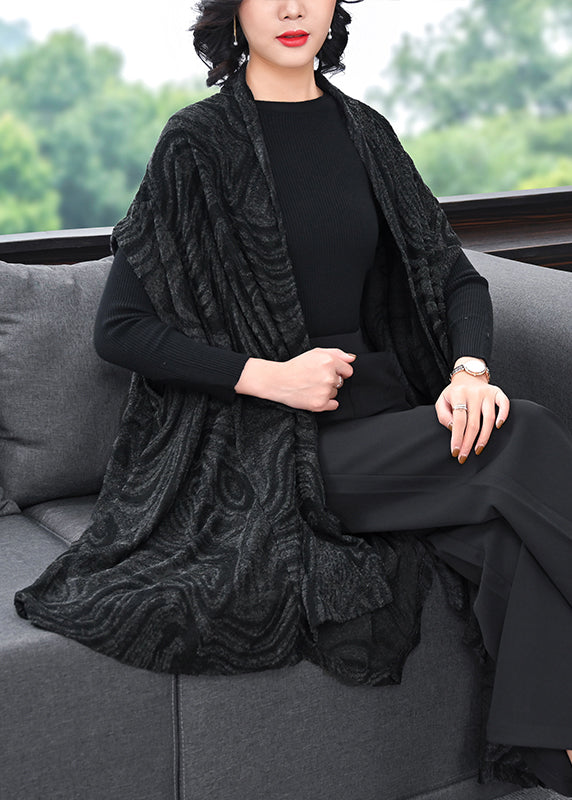 WW | Size Original Cape Style Asymmetrical Wool Coats