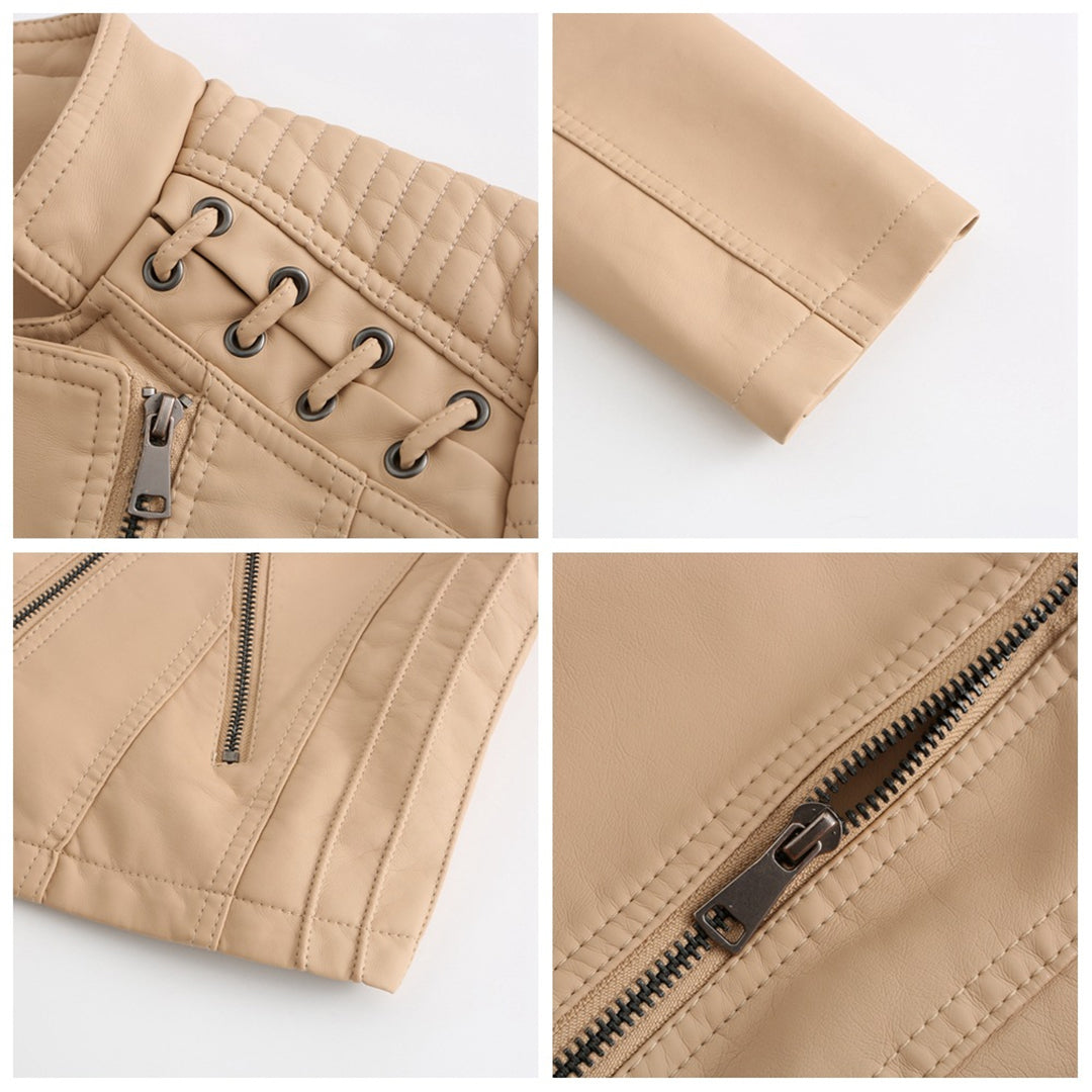 WW - modische Lederjacke in Premium-Qualität