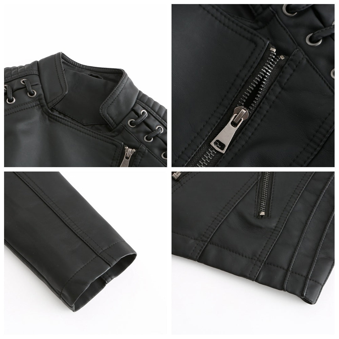 WW - modische Lederjacke in Premium-Qualität