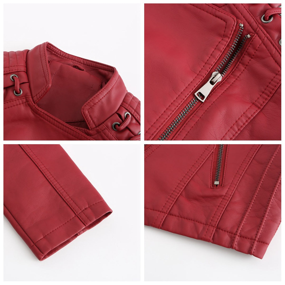 WW - modische Lederjacke in Premium-Qualität