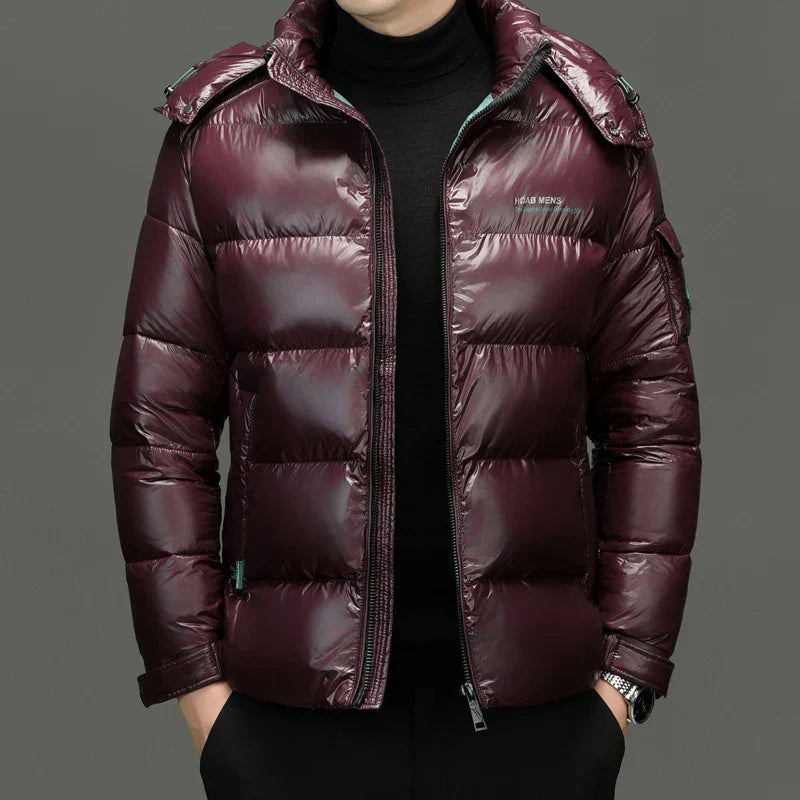 WW | Elegante Gesteppte Jacke Mit Langen Ärmeln Für Herren