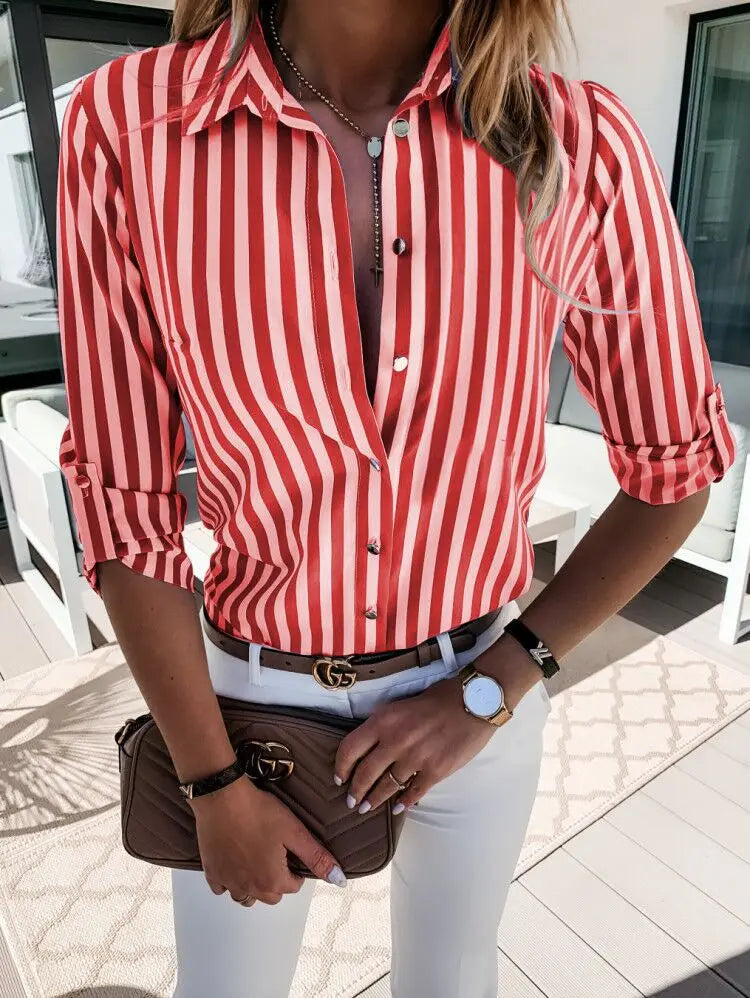WW | Casual Striped Blouse