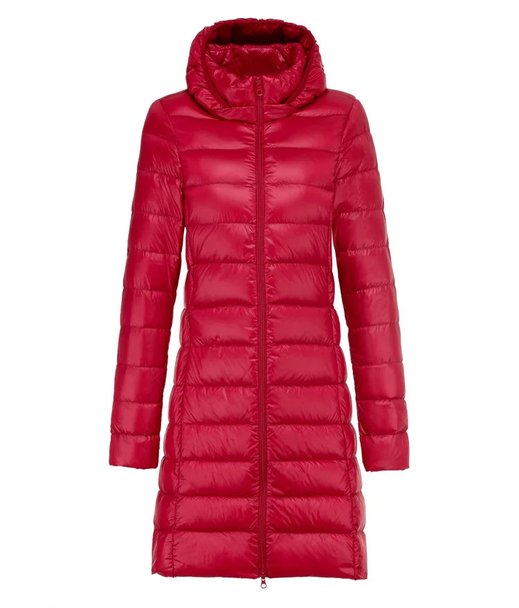 WW | Long lightweight down jacket