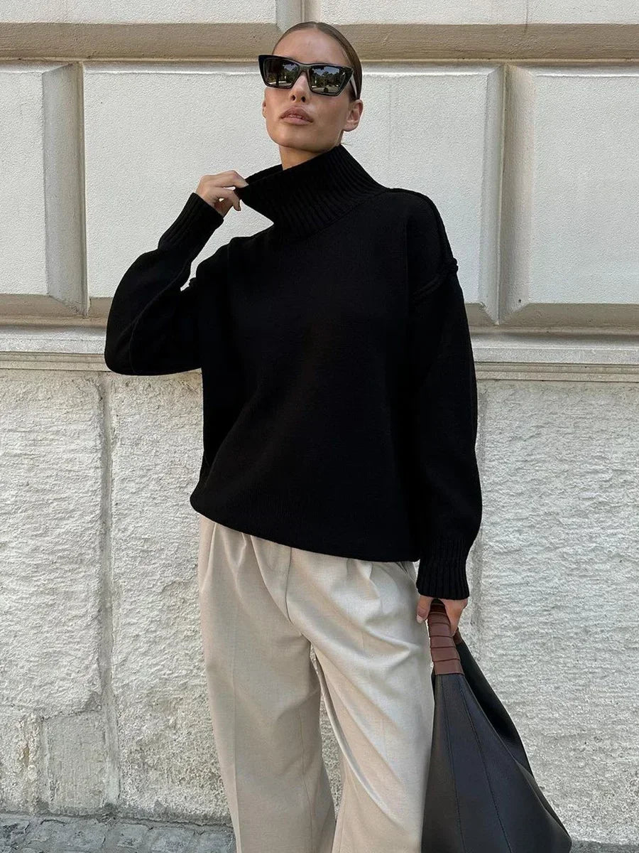 WW | gestrickter Rollkragenpullover im Trend