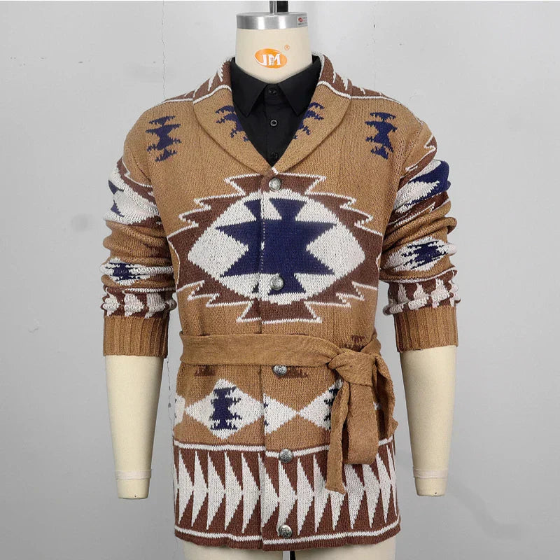 WW | Warme dicke Strickjacke für Männer