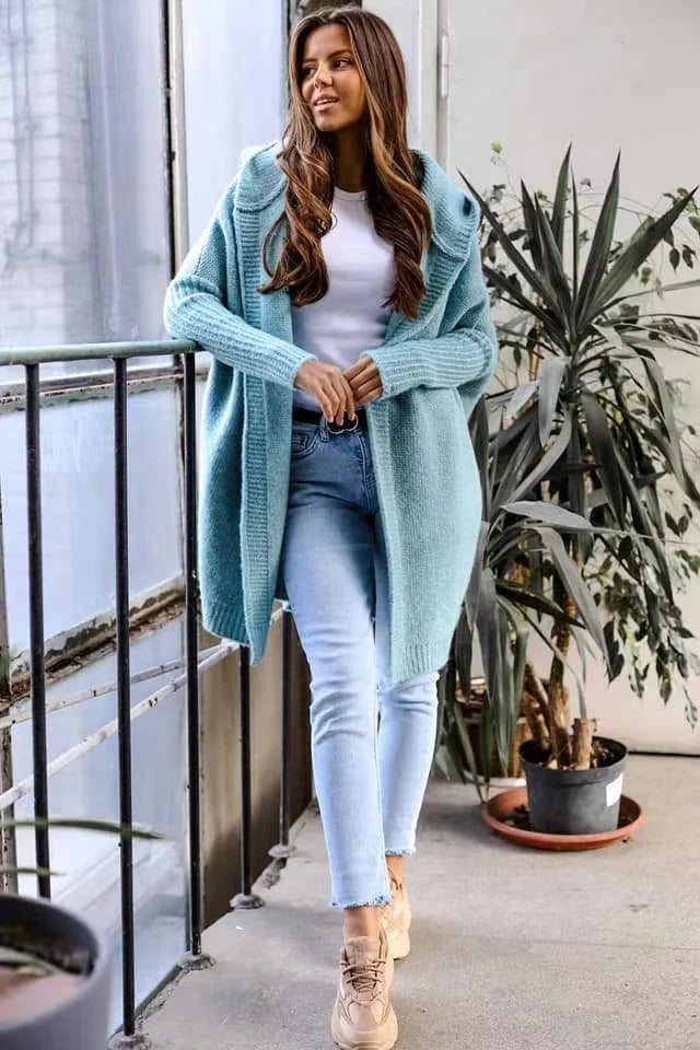 WW | Trendige Fledermaus-Strickjacke