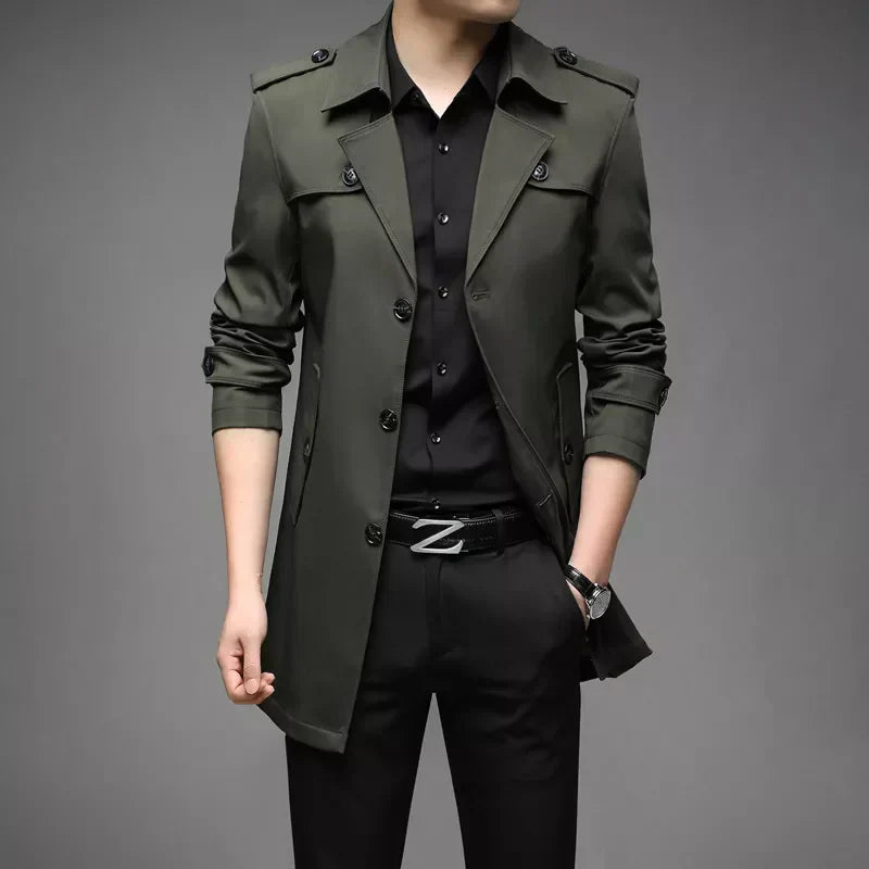 WW | eleganter lässiger Trenchcoat für Männer