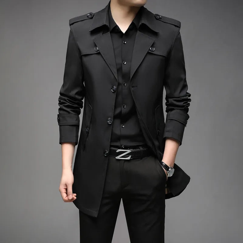 WW | eleganter lässiger Trenchcoat für Männer